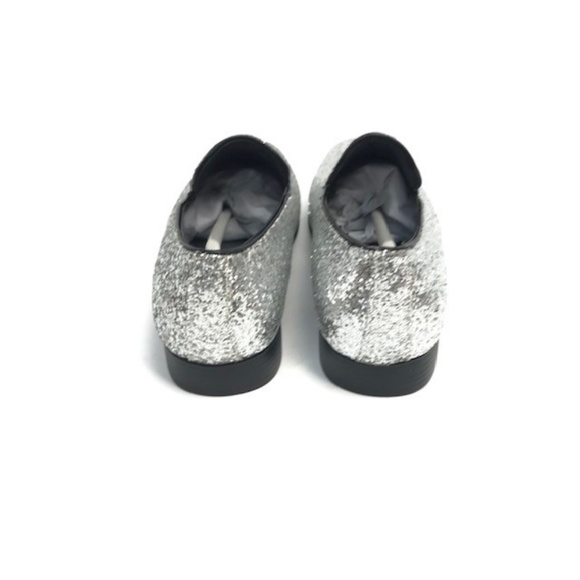 Amali Men\'s Silver Metallic Glitter Sparkle Loafer main image 5
